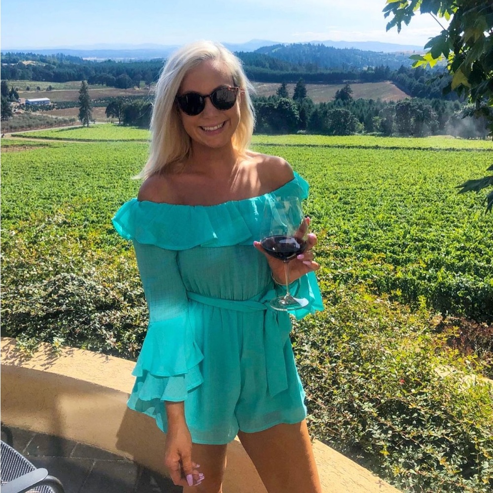 Green Romper - image 1
